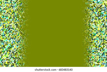 Light Green, Yellow vector modern geometrical abstract background. Texture, brand-new background. Geometric background in Origami style with gradient. 