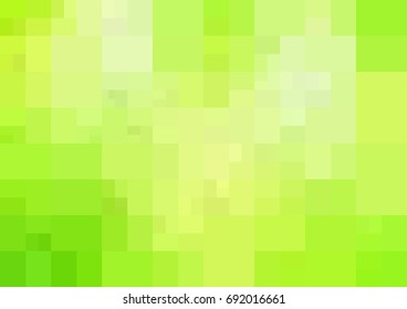 Light Green, Yellow vector modern geometrical abstract background. Texture template. Geometric pattern in Origami style with gradient. 