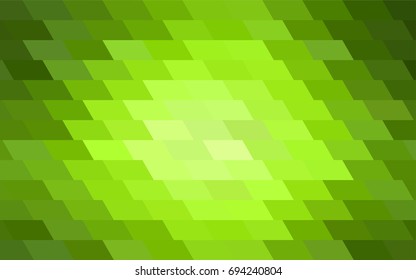 Light Green, Yellow vector modern geometrical background. Abstract template. Geometric pattern in square style with gradient.