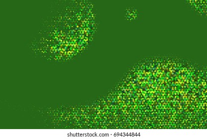 Light Green, Yellow vector modern geometrical abstract background. Texture, brand-new background. Geometric background in Origami style with gradient. 
