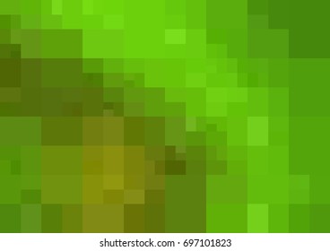 Light Green, Yellow vector modern geometrical abstract background. Texture template. Geometric pattern in Origami style with gradient. 