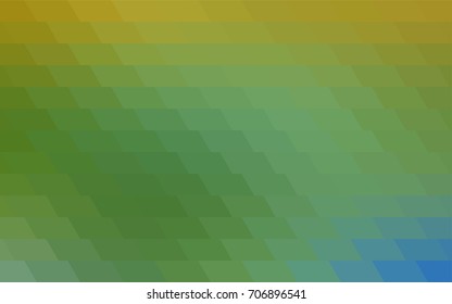 Light Green, Yellow vector modern geometrical background. Abstract template. Geometric pattern in square style with gradient.