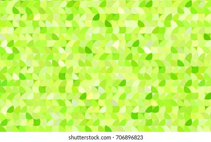Light Green, Yellow vector modern geometrical circle abstract background. Dotted texture template. Geometric pattern in halftone style with gradient. 