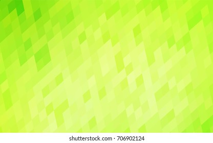 Light Green, Yellow vector modern geometrical background. Abstract template. Geometric pattern in square style with gradient.