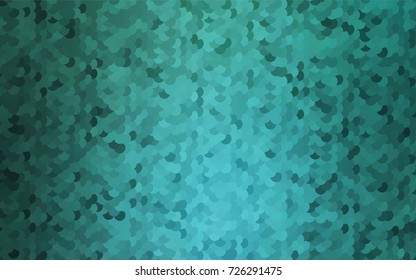 Light Green, Yellow vector modern geometrical circle abstract background. Dotted texture template. Geometric pattern in halftone style with gradient. 