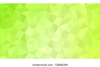 Light Green, Yellow vector modern geometrical abstract background. Texture, new background. Geometric background in Origami style with gradient. 