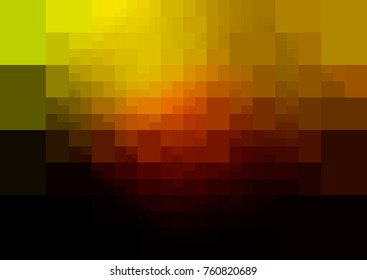 Light Green, Yellow vector modern geometrical abstract background. Texture template. Geometric pattern in Origami style with gradient. 