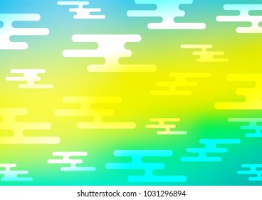 Light Green, Yellow vector natural elegant texture. Modern geometrical abstract illustration with doodles. The elegant pattern can be used as a part of a brand book.