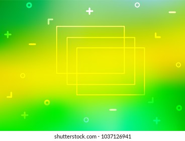 Light Green, Yellow vector natural elegant template. A completely new color illustration in doodle style. The doodle design can be used for your web site.