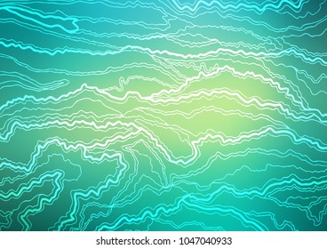 Light Green, Yellow vector natural abstract background. Decorative shining illustration with doodles on abstract template. The doodle design can be used for your web site.