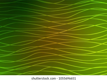Light Green, Yellow vector natural abstract texture. Brand-new colored illustration in blurry style with doodles. The textured pattern can be used for website.