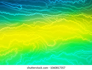 Light Green, Yellow vector natural abstract texture. Sketchy hand drawn doodles on blurred background. The textured pattern can be used for website.