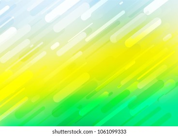 Light Green, Yellow vector natural elegant pattern. A vague abstract illustration with doodles in Indian style. The doodle design can be used for your web site.