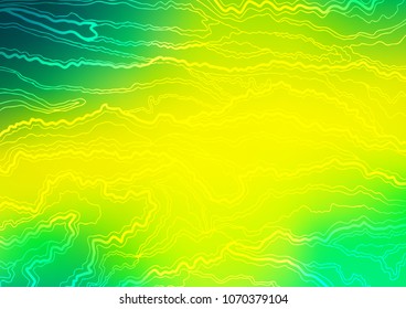 Light Green, Yellow vector natural abstract pattern. Sketchy hand drawn doodles on blurred background. The elegant pattern can be used as a part of a brand book.