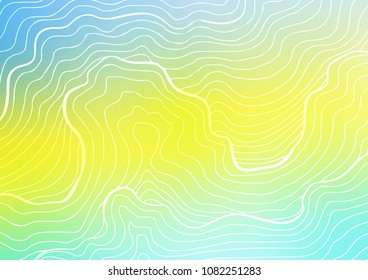 Light Green, Yellow vector natural elegant template. Modern geometrical abstract illustration with doodles. The pattern can be used for coloring books and pages for kids.