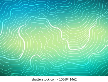 Light Green, Yellow vector natural abstract texture. An elegant bright illustration with lines in Natural style. A completely new design for your business.