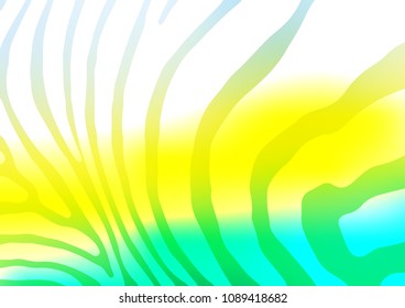 Light Green, Yellow vector natural elegant texture. Creative illustration in blurred style with doodles and Zen tangles. A new texture for your design.