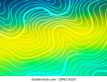 Light Green, Yellow vector natural abstract background. Brand-new colored illustration in blurry style with doodles. The completely new template can be used for your brand book.