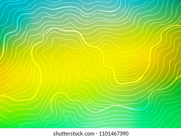 Light Green, Yellow vector natural elegant template. Sketchy hand drawn doodles on blurred background. The best blurred design for your business.