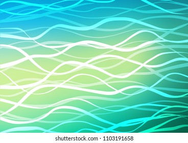 Light Green, Yellow vector natural abstract texture. Geometric doodle illustration in Origami style with gradient. The doodle design can be used for your web site.