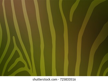 Light Green, Yellow vector natural elegant template. Creative illustration in blurred style with doodles and Zen tangles. Hand painted design for web, leaflet, textile.