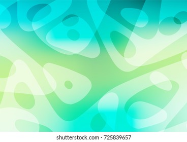 Light Green, Yellow vector natural elegant background. Decorative shining illustration with doodles on abstract template. The textured pattern can be used for website.