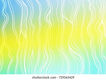 Light Green, Yellow vector natural abstract pattern. Modern geometrical abstract illustration with doodles. The template can be used as a background for cell phones.