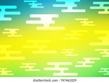 Light Green, Yellow vector natural elegant texture. Sketchy hand drawn doodles on blurred background. The elegant pattern can be used as a part of a brand book.