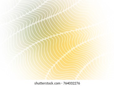 Light Green, Yellow vector natural elegant texture. Glitter abstract illustration with doodles and Zen tangles. The elegant pattern can be used as a part of a brand book.