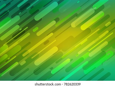 Light Green, Yellow vector natural abstract template. Modern geometrical abstract illustration with doodles. Brand-new design for your business.