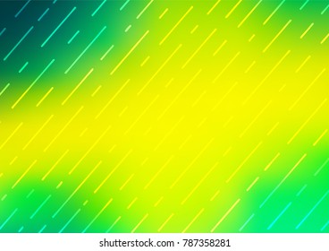 Light Green, Yellow vector natural elegant template. Creative illustration in blurred style with doodles and Zen tangles. The pattern can be used for wallpapers and coloring books.