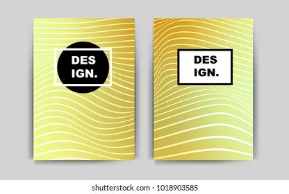 Light Green, Yellow vector pattern for posters. Web interface on abstract background with colorful gradient. Pattern for beautiful business cards, folders.