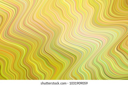 Light Green, Yellow vector pattern with lamp shapes. Blurred geometric sample with gradient bubbles.  The elegant pattern for brand book.