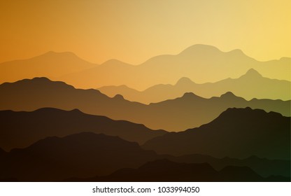 Light Green, Yellow vector pattern with lines, ovals. A completely new color illustration in mountain style. Pattern for your business design.