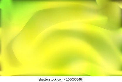 Light Green, Yellow vector pattern with bubble shapes. Brand-new colored illustration in marble style with gradient. Pattern for your business design.
