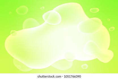 Light Green, Yellow vector pattern with bent ribbons. Shining crooked illustration in memphis style. A new texture for your  ad, booklets, leaflets.