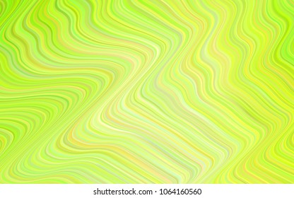 Light Green, Yellow vector pattern with lamp shapes. Brand-new colored illustration in marble style with gradient. Marble design for your web site.