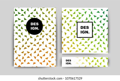 Light Green, Yellow vector pattern for posters. Blurred decorative design in abstract style with textbox. Completely new template for your brand book.