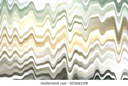 Light Green, Yellow vector pattern with liquid shapes. An elegant bright illustration with gradient. Marble design for your web site.