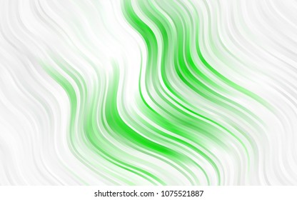 Light Green, Yellow vector pattern with lamp shapes. Glitter abstract illustration with wry lines. Brand-new design for your ads, poster, banner.