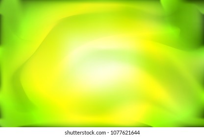 Light Green, Yellow vector pattern with bent ribbons. A completely new color illustration in marble style. A completely new template for your business design.
