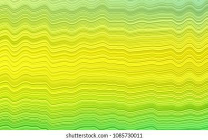 Light Green, Yellow vector pattern with bubble shapes. Brand-new colored illustration in marble style with gradient. A completely new template for your business design.