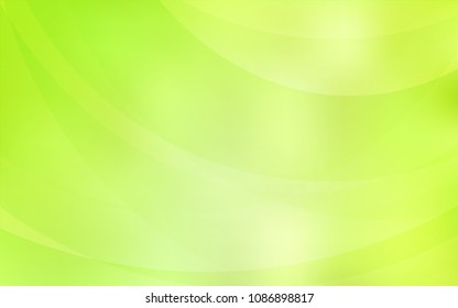 Light Green, Yellow vector pattern with lamp shapes. Colorful abstract illustration with gradient lines. Brand-new design for your ads, poster, banner.