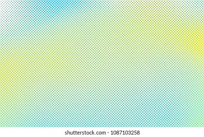 Light Green, Yellow vector  pattern with spheres. Blurred decorative design in abstract style with bubbles. Pattern can be used as texture of water, rain drops.
