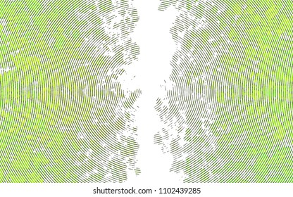 Light Green, Yellow vector pattern with narrow lines. Blurred decorative design in simple style with lines. The template can be used as a background.