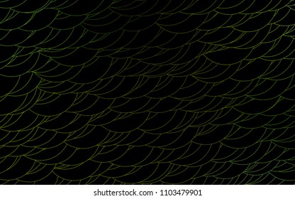 Light Green, Yellow vector  pattern with spheres. Modern abstract illustration with colorful water drops. Completely new template for your brand book.