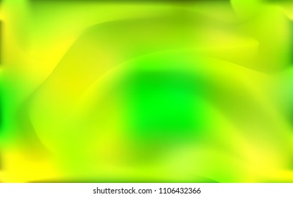 Light Green, Yellow vector pattern with bent ribbons. Brand-new colored illustration in marble style with gradient. The template for cell phone backgrounds.