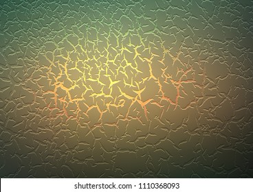 Light Green, Yellow vector pattern with curved circles. Creative illustration in halftone marble style with gradient. Marble style for your business design.