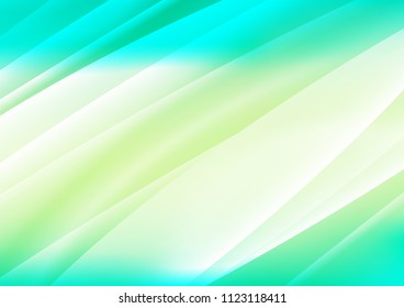 Light Green, Yellow vector pattern with narrow lines. Modern geometrical abstract illustration with staves. The template can be used as a background.