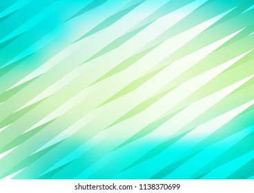 Light Green, Yellow vector pattern with narrow lines. Shining colored illustration with narrow lines. The pattern can be used as ads, poster, banner for commercial.